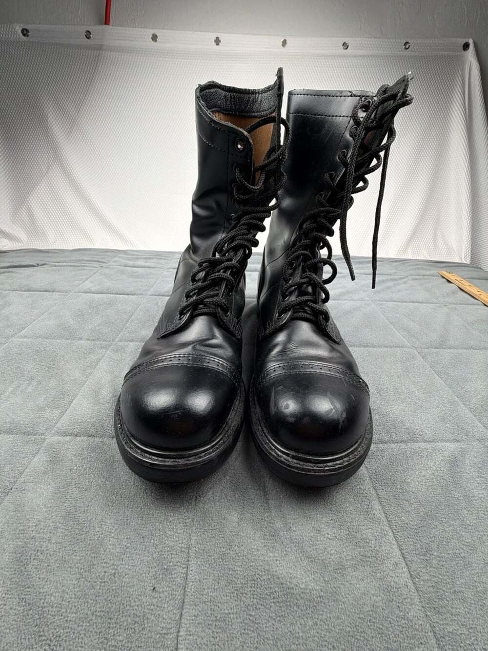 Corcoran 975 Classic Unlined 10 Inch Jump Boots Black Leather Cap Toe H13192